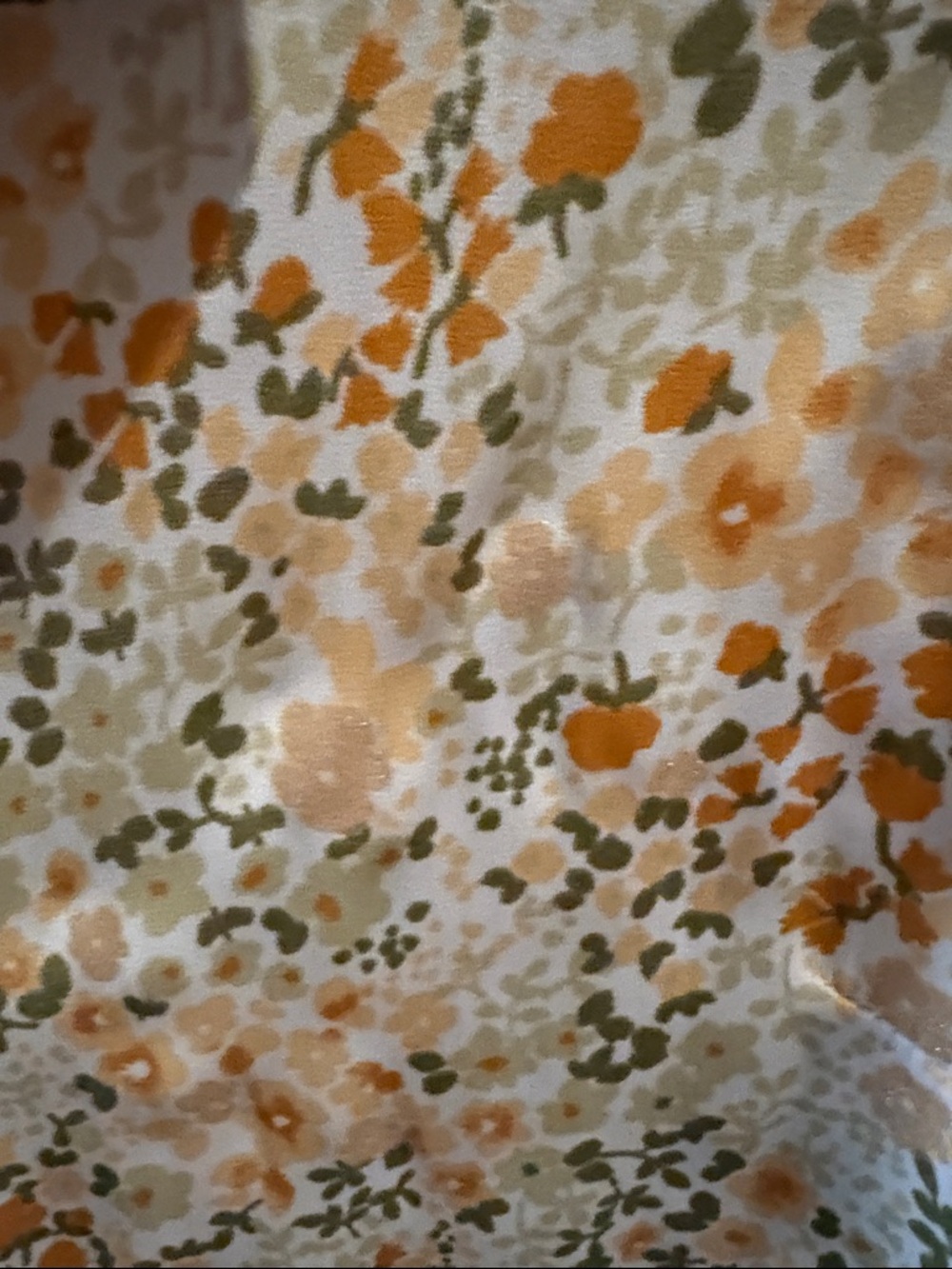 LC Lauren Conrad Button Down Floral Tie Waist Blouse - Picture 4 of 9